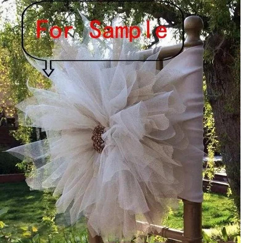 2021 For 3D Flower Chair Sashes Chair Covers Sample Link New Arrival Chair Sash Vintage Wedding Decorations