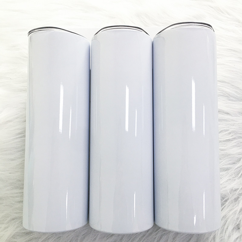 Sublimation Blank 20oz 30oz Skinny Tumblers With Lid and Straws Stainless Steel Straight Cup Portable Sublimate Coating For Heat, Customize
Sublimation Blank 20oz 30oz Skinny Tumblers With Lid and Straws Stainless Steel Straight Cup Portable Sublimate Coating For Heat, Customize