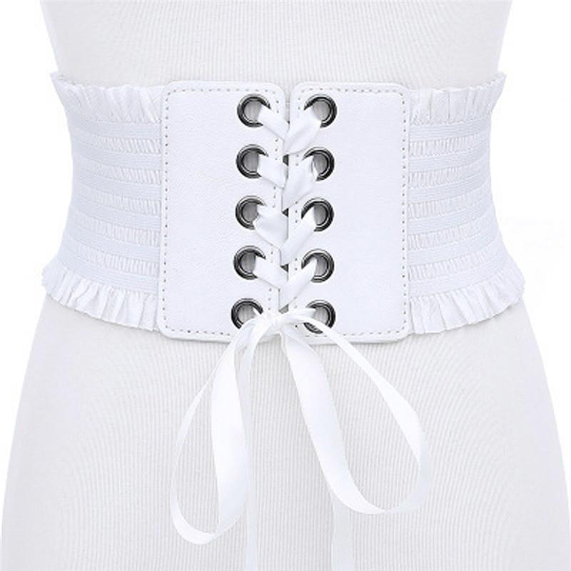 Belts Black Bow Fold Cummerbunds Female Woman Belt Cummerbund Wide Women's Punk Fashion Dress Waistbands Lady, Black;brown
Belts Black Bow Fold Cummerbunds Female Woman Belt Cummerbund Wide Women's Punk Fashion Dress Waistbands Lady, Black;brown