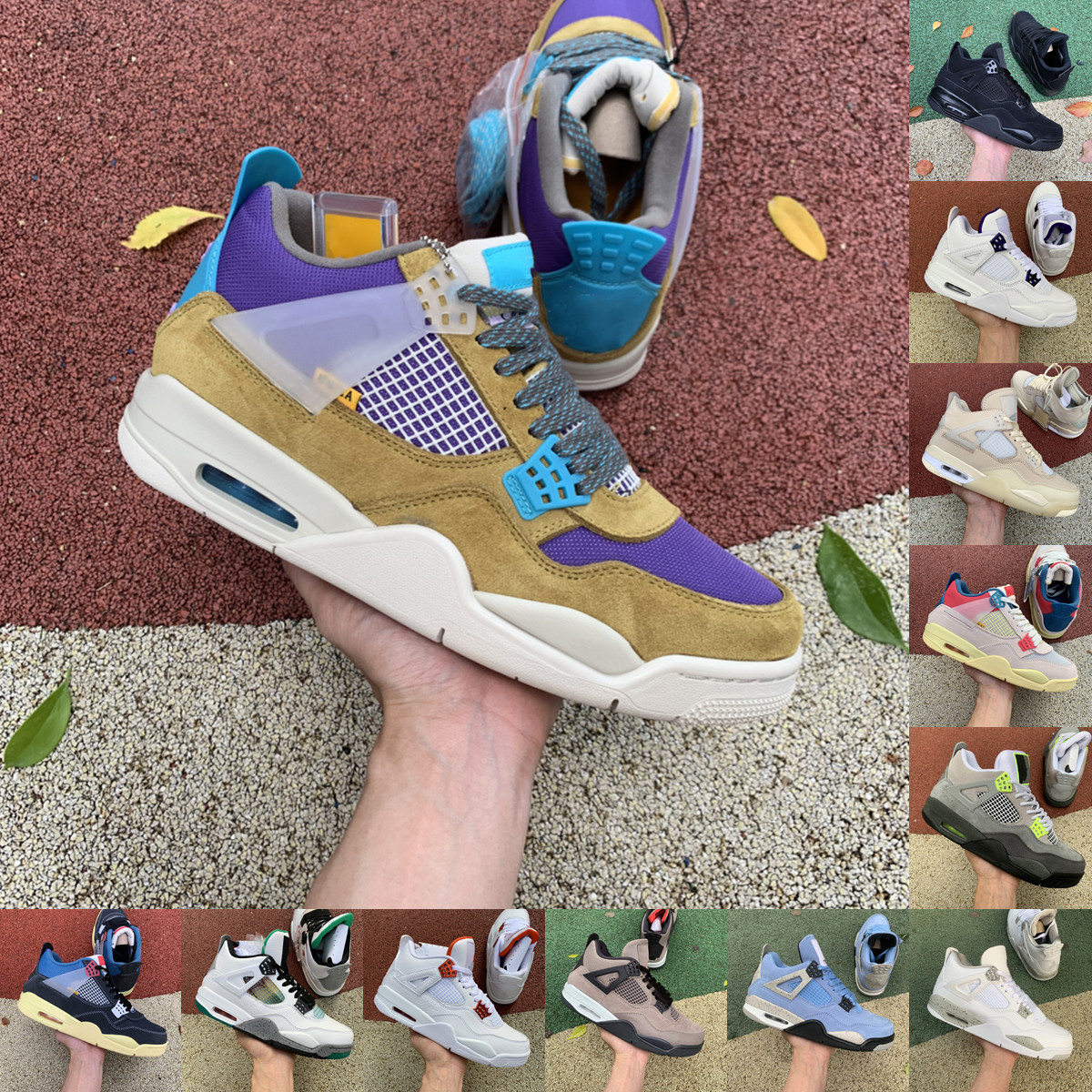 2021 Latest 4 4s Basketball Shoes Men Women University Blue Court Purple Pure Money Bred Cream Sail TAUPE HAZE White Oreo Cement Royalty JORDÁN Designer Sneakers, What the
2021 Latest 4 4s Basketball Shoes Men Women University Blue Court Purple Pure Money Bred Cream Sail TAUPE HAZE White Oreo Cement Royalty JORDÁN Designer Sneakers, What the