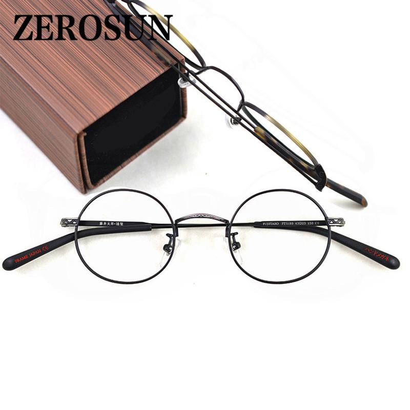 Fashion Sunglasses Frames Zerosun Vintage Eyeglasses Men Small Round Glasses Frame Man Eyewear For Prescription Spectacles Ultra-light, Black
Fashion Sunglasses Frames Zerosun Vintage Eyeglasses Men Small Round Glasses Frame Man Eyewear For Prescription Spectacles Ultra-light, Black