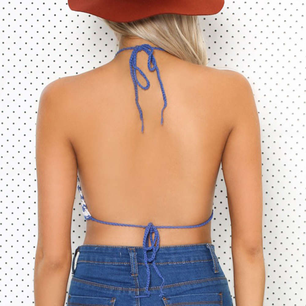 Maillot de bain Sexy Bikini Zéro Bondage Seamless Beach Stripe Top Triangl Maillots de bain