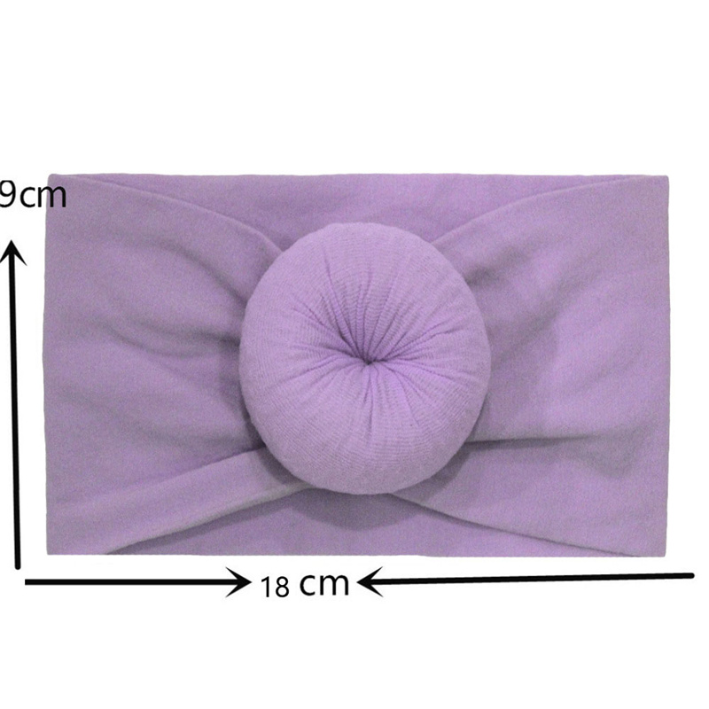 Super soft Nylon Knot Headband For Baby Girls Infant Turban Headwraps PhotoProp Girl Hair Accessories 23colors