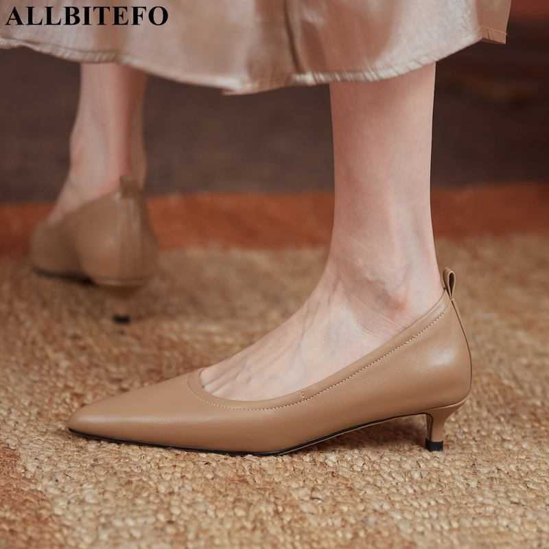 ALLBITEFO Size 33-43 Pointed Toe Soft Genuine Leather Women Heels Shoes Stiletto Fashion Street Party High Heel Shoes High Heels 210611, As picture
ALLBITEFO Size 33-43 Pointed Toe Soft Genuine Leather Women Heels Shoes Stiletto Fashion Street Party High Heel Shoes High Heels 210611, As picture