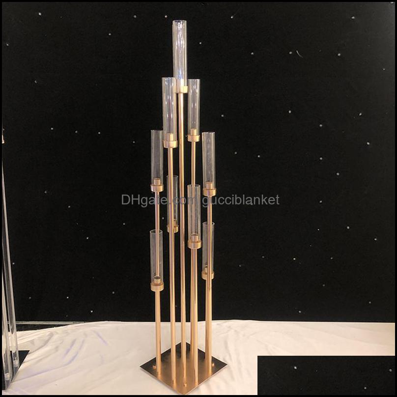 Décor Home & Garden Candle Holders Metal Candelabra Road Lead Table Centerpiece Gold Candelabrum Stand Pillar Candlestick For Wedding 8 Head
Décor Home & Garden Candle Holders Metal Candelabra Road Lead Table Centerpiece Gold Candelabrum Stand Pillar Candlestick For Wedding 8 Head