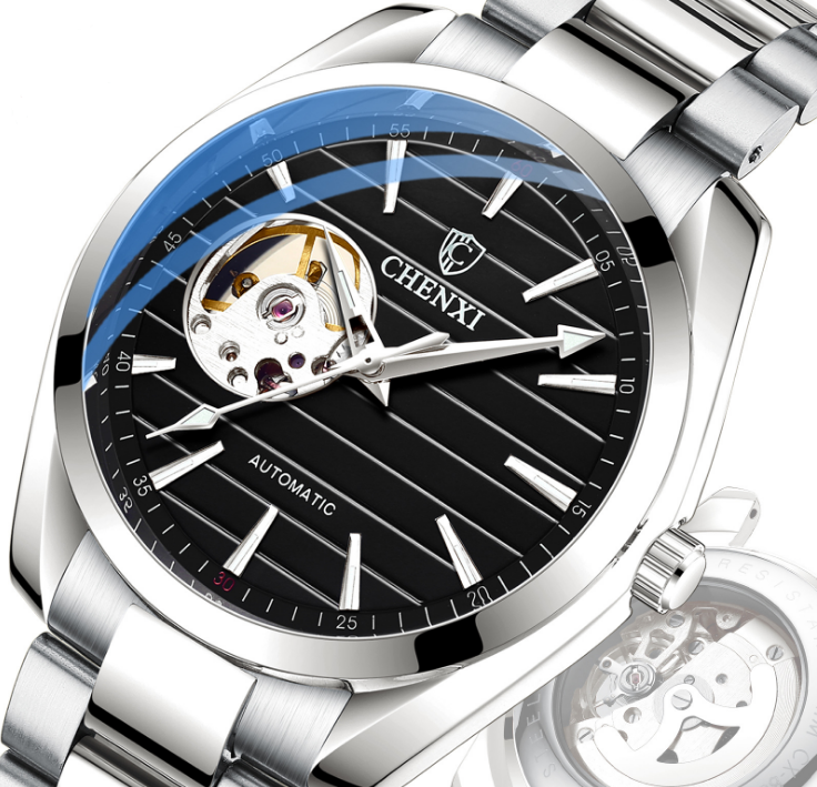 Luxury Automatic Mechanical Movement Luminous Mens Watch 40MM Diameter Tourbillon Skeleton Watches Stainless Steel Bracelet Resistant Scratch Wristwatches, No send watch for shipping
Luxury Automatic Mechanical Movement Luminous Mens Watch 40MM Diameter Tourbillon Skeleton Watches Stainless Steel Bracelet Resistant Scratch Wristwatches, No send watch for shipping