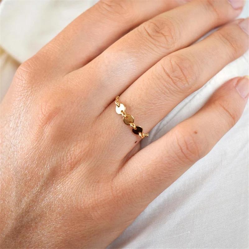 Cluster Rings Minimalism Coins 14K Gold Filled Knuckle Ring Jewelry Anillos Mujer Bague Femme Boho Aneis For Women, Golden;silver
Cluster Rings Minimalism Coins 14K Gold Filled Knuckle Ring Jewelry Anillos Mujer Bague Femme Boho Aneis For Women, Golden;silver