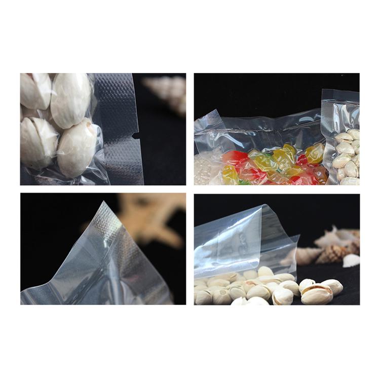 2021 10cm 15cm HD clear plastic food grade packaging vacuum food bags