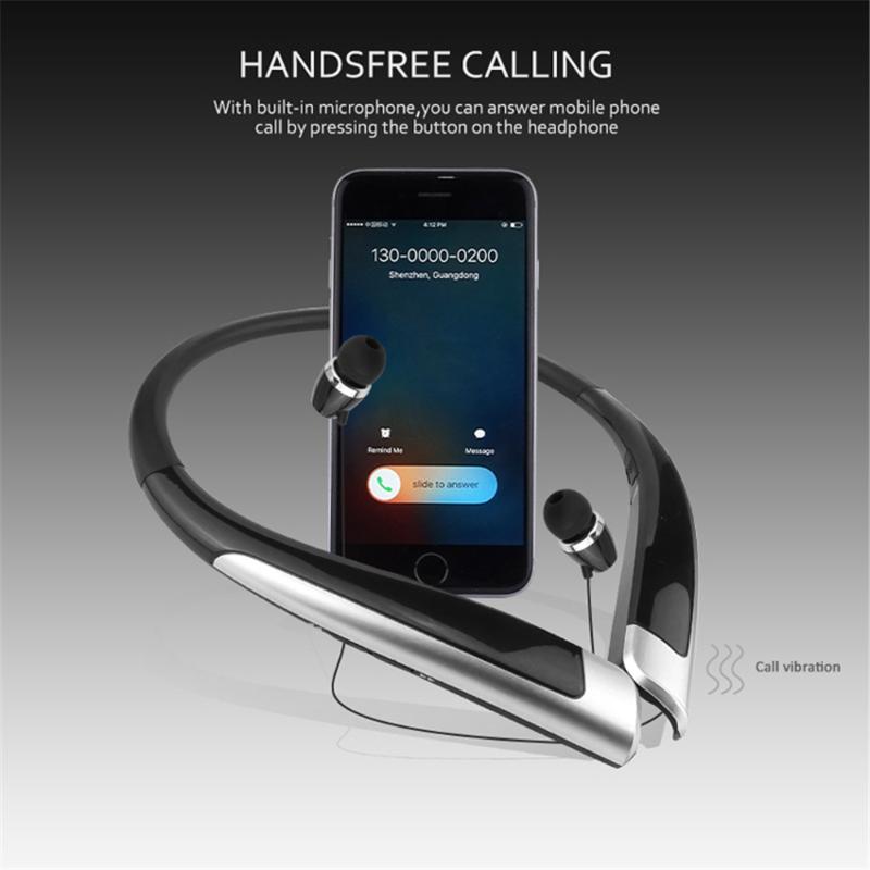 & MP4 Players HBS-1100 Stereo Bluetooth Headset Binaural Hands-free Fashion Mini Wireless Universal