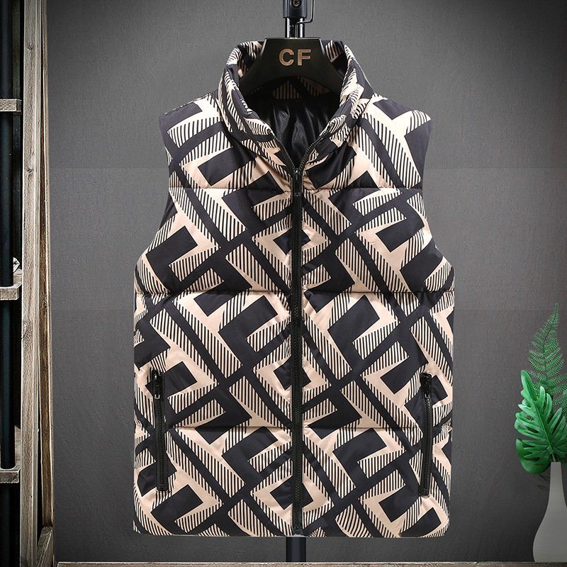 Brand Men 2022 Vest Winter Stand Collar Sleeveless Jackets Stylish Mens Vest Plus Size Windproof Warm Waistcoat College Vest Coat, Black;white
Brand Men 2022 Vest Winter Stand Collar Sleeveless Jackets Stylish Mens Vest Plus Size Windproof Warm Waistcoat College Vest Coat, Black;white