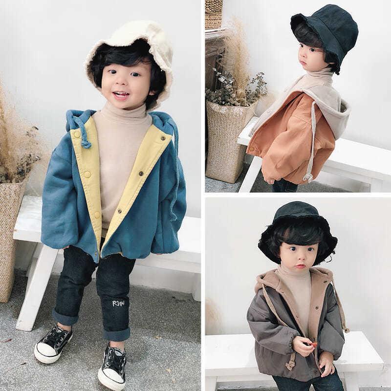 Jackets Boys' Coat 2021 Autumn Patchwork Color Hooded Children's Casual Simple Korean Winter Reversible Wear Thick Kids Clothes Top, Blue;gray
Jackets Boys' Coat 2021 Autumn Patchwork Color Hooded Children's Casual Simple Korean Winter Reversible Wear Thick Kids Clothes Top, Blue;gray