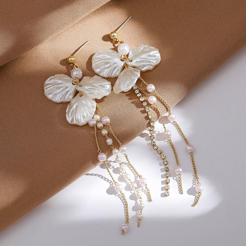 Dangle & Chandelier Long Style Pearl Shell Tassel Earrings For Women Wedding Party Jewelry
Dangle & Chandelier Long Style Pearl Shell Tassel Earrings For Women Wedding Party Jewelry