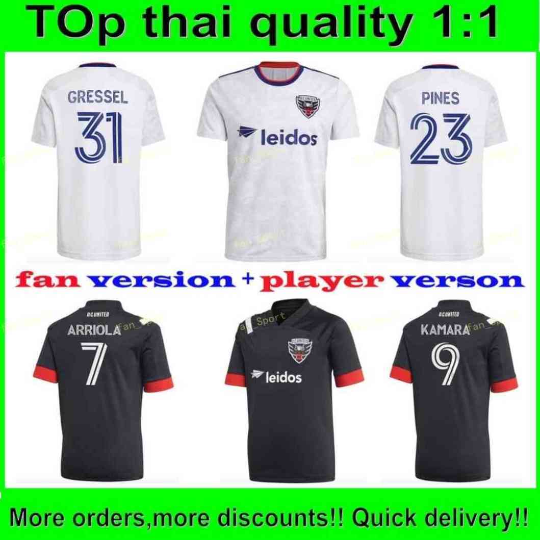 2021 2022 D.C. United Soccer Jersey ROONEY Gressel Pines Arriola Flores Kamara 21 22 DC Black White home away Football Shirt Thai Quality, Black;yellow
2021 2022 D.C. United Soccer Jersey ROONEY Gressel Pines Arriola Flores Kamara 21 22 DC Black White home away Football Shirt Thai Quality, Black;yellow