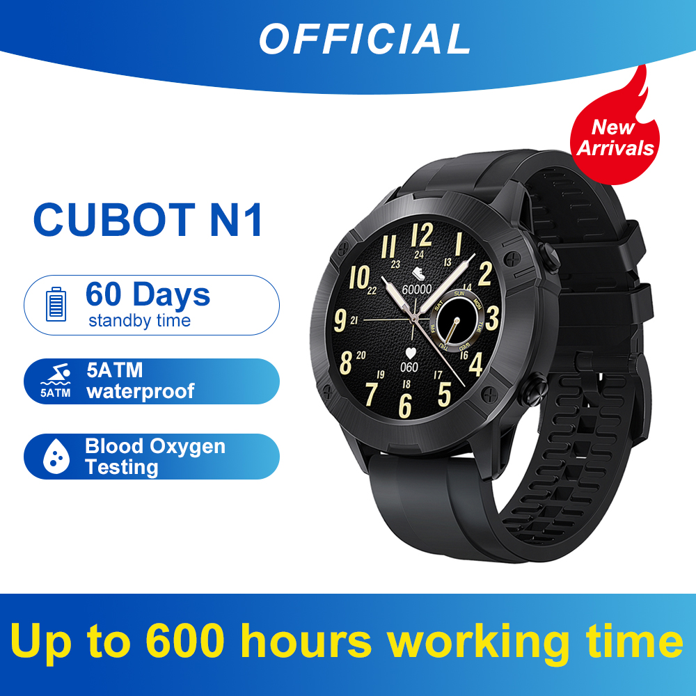 Cubot N1 Smart Watch Women 5ATM Waterproof SmartWatch For Men Blood Oxygen Heart Rate Fitness Tracker For Android Xiaomi Iphoneg, Black
Cubot N1 Smart Watch Women 5ATM Waterproof SmartWatch For Men Blood Oxygen Heart Rate Fitness Tracker For Android Xiaomi Iphoneg, Black