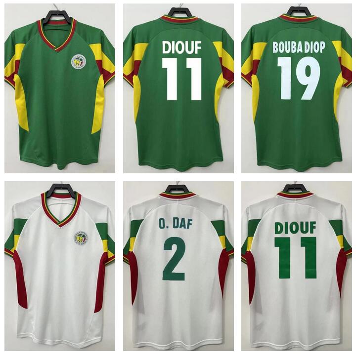 2002 2003 Senegal retro soccer jerseys MANE KOULIBALY GUEYE KOUYATE 02 03 O.DAF DIOP H.CAMARA KH.FADIGA DIOUF Vintage Classic football shirt Maillot de foot Uniforms
2002 2003 Senegal retro soccer jerseys MANE KOULIBALY GUEYE KOUYATE 02 03 O.DAF DIOP H.CAMARA KH.FADIGA DIOUF Vintage Classic football shirt Maillot de foot Uniforms