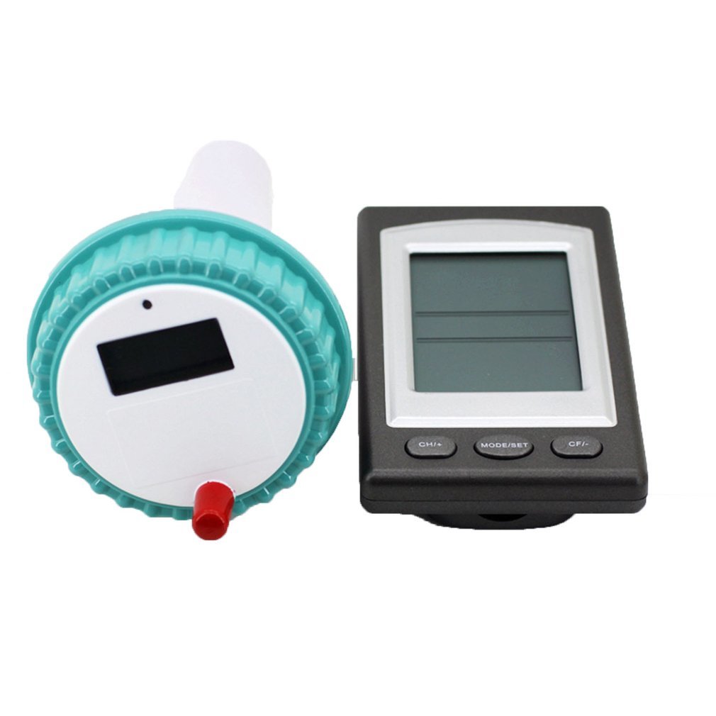 Professional Wireless Digital Swimming Pool Spa Driving Thermometer Wireless Indoor and Outdoor Swimming Pool Spa Hot Tub Thermometer