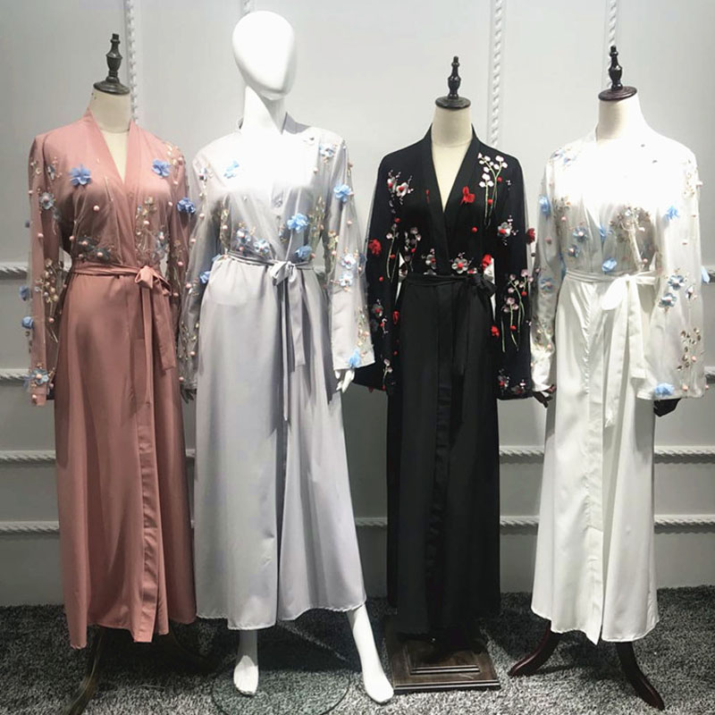Muslim Abaya Dubai Turkish Qatar Long Floral Kimono Cardigan Hijab Dress Jilbab Robe Musulmane Abayas For Women Islamic Clothing
Muslim Abaya Dubai Turkish Qatar Long Floral Kimono Cardigan Hijab Dress Jilbab Robe Musulmane Abayas For Women Islamic Clothing