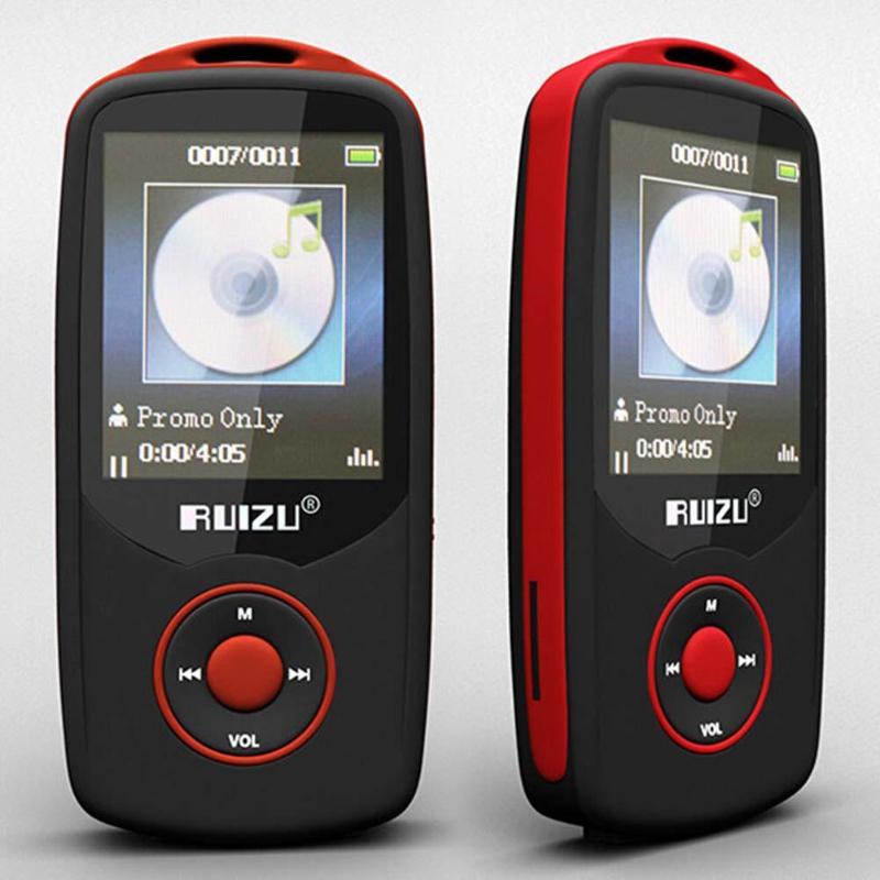 & MP4 Players RUIZU X06 MP3 Player 4GB 4.0 Sport With 70 Hours High Quality Lossless Music Recorder FM Radio