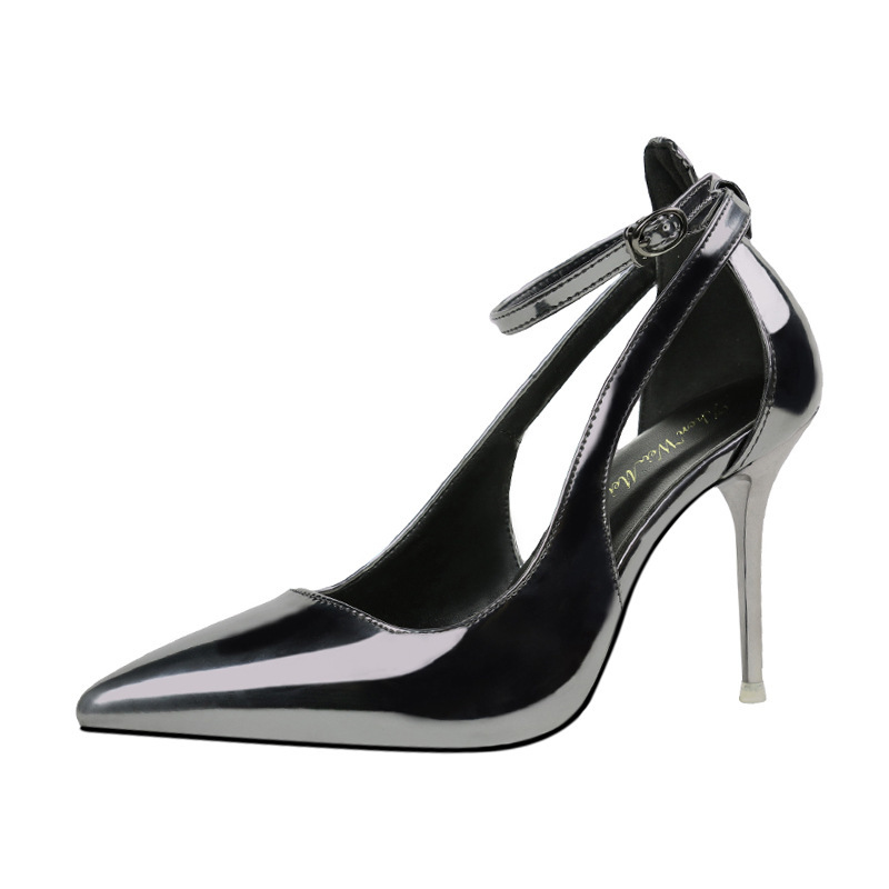 Fashion Simple Women's Shoes High Heeled Shoes Thin Heeled High Heeled Shallow Mouth Pointed One Line with Hollow Out Single Shoes, White
Fashion Simple Women's Shoes High Heeled Shoes Thin Heeled High Heeled Shallow Mouth Pointed One Line with Hollow Out Single Shoes, White