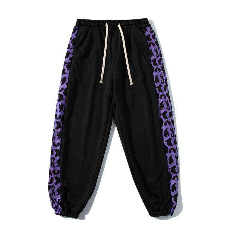 Summer Fashion Mens Leopard Print Stitching Sports Pants Loose Trend Trousers Spring Straight Black Nine-point Pants -40 G1217
Summer Fashion Mens Leopard Print Stitching Sports Pants Loose Trend Trousers Spring Straight Black Nine-point Pants -40 G1217