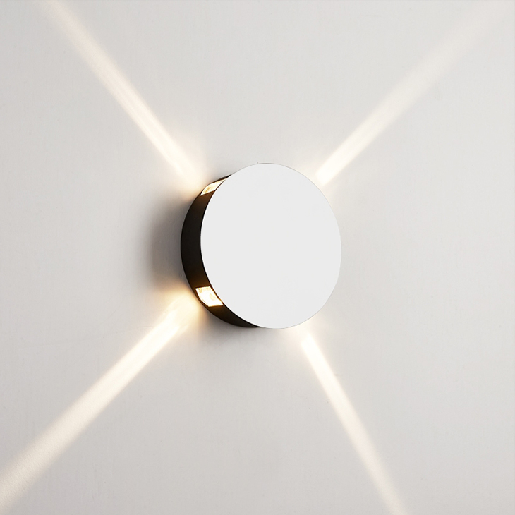 Modern wall lamps up&down 85-265V Round Indoor Light beam wall lights for living room bedroom aisle KTV bar decoration lighting