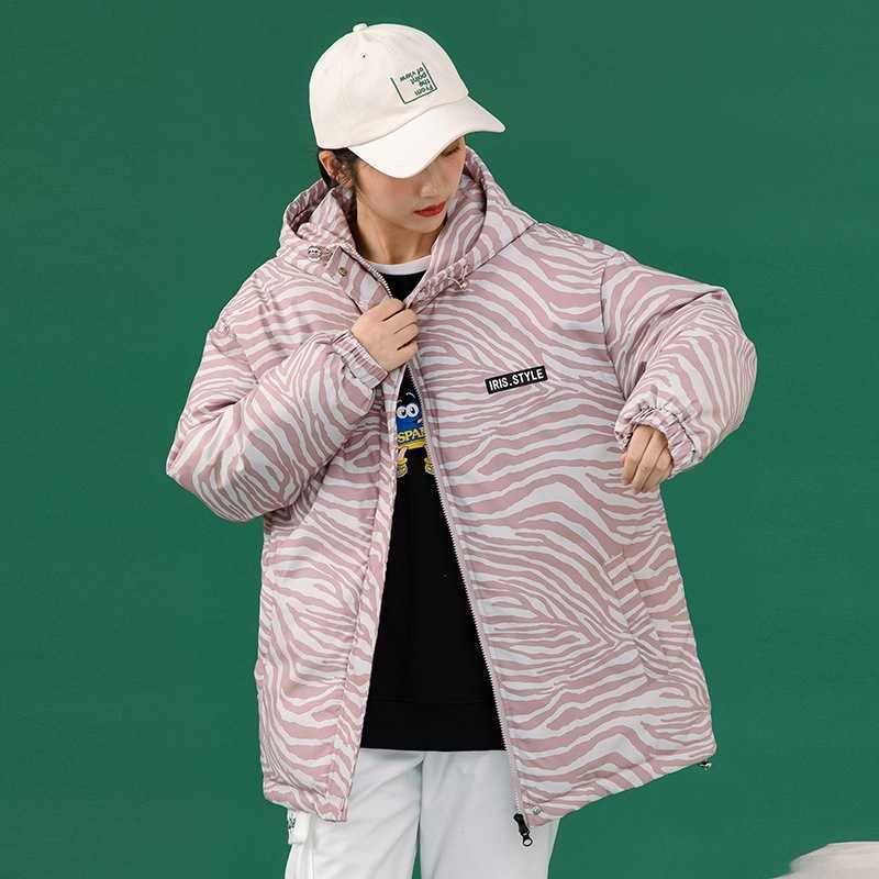 ] Coats and Jackets Women Winter Parka Cotton Padded Oversized 211018