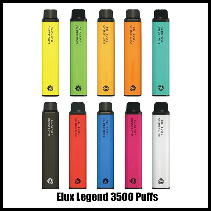 Elux Legend 3500 Puffs Disposable Vape Pen E Cigarettes 2% 23 colors 1500mAh Battery Vaporizer Stick Vapor Kit 10ml Pre Filled Cartridge Dev
Elux Legend 3500 Puffs Disposable Vape Pen E Cigarettes 2% 23 colors 1500mAh Battery Vaporizer Stick Vapor Kit 10ml Pre Filled Cartridge Dev