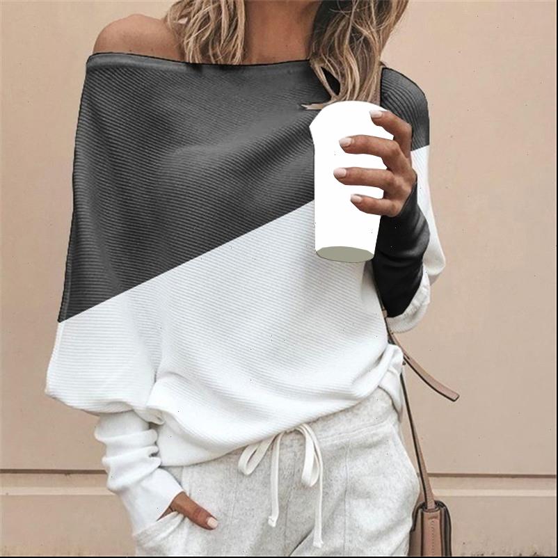 large size 5x women sweaters off shoulder batwing sleeve stitching contrast color knitwear sweater elastic basic casual loose jumper, White;black
large size 5x women sweaters off shoulder batwing sleeve stitching contrast color knitwear sweater elastic basic casual loose jumper, White;black