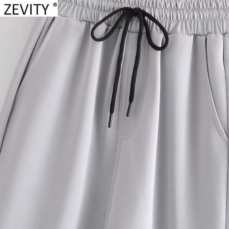 Zevity Women Fashion Solid Color Elastic Waist Sarong Skirt Faldas Mujer Female Split Vestido Pockets Straight Skirts QUN711 210603