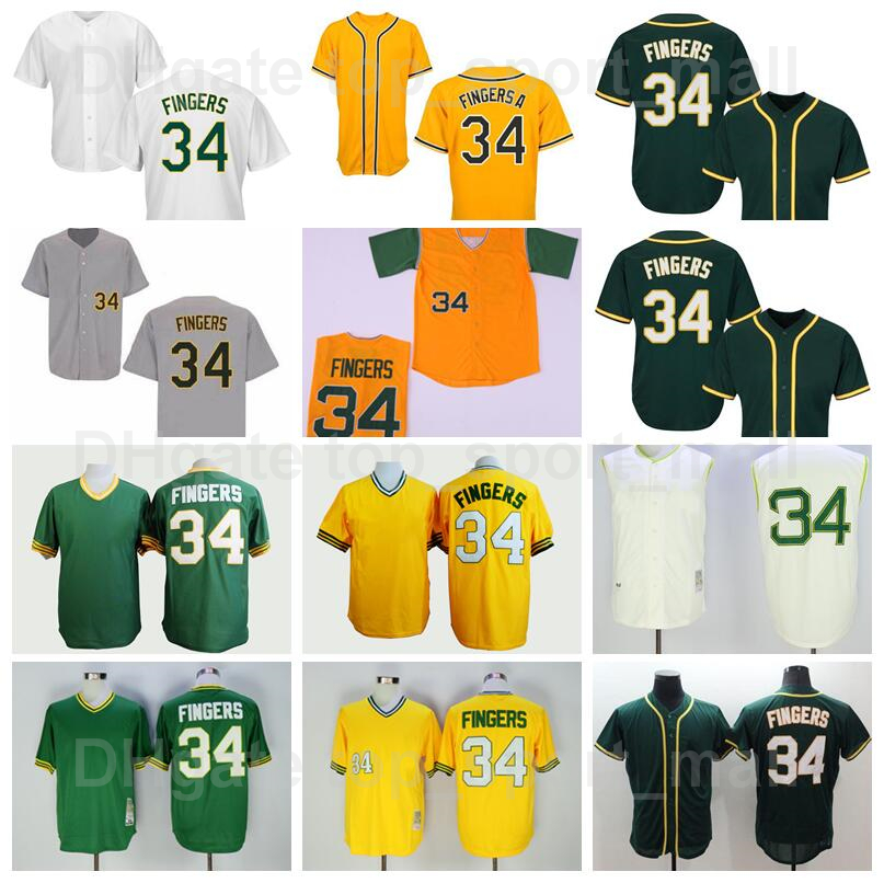 Retro Baseball Vintage 34 Rollie Fingers Jersey Green White Grey Yellow Team Retire Pullover Flexbase Cool Base Stitched Cooperstown Men Good Quality
Retro Baseball Vintage 34 Rollie Fingers Jersey Green White Grey Yellow Team Retire Pullover Flexbase Cool Base Stitched Cooperstown Men Good Quality