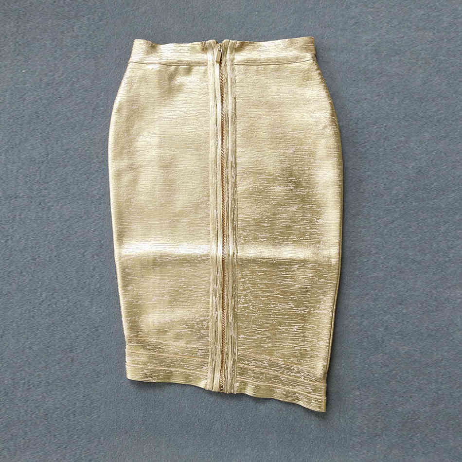 elegant bandage ladies skirt asymmetric bodycon sexy celebrity fashion trend party club pencil 210524