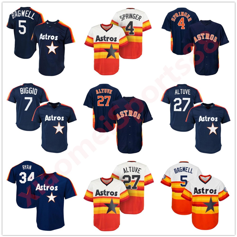 Retro Men Youth Women Astros George Springer Baseball Jerseys Alex Bregman Jose Altuve Justin Verlander Jeff Bagwell Nolan Ryan Jersey, Blue;black
Retro Men Youth Women Astros George Springer Baseball Jerseys Alex Bregman Jose Altuve Justin Verlander Jeff Bagwell Nolan Ryan Jersey, Blue;black