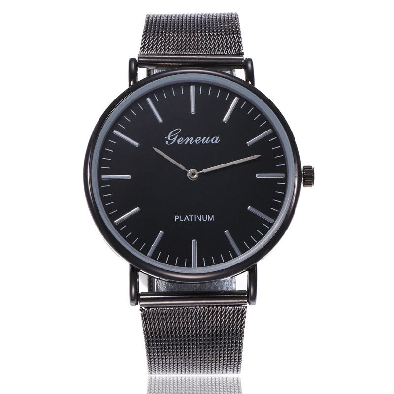 Men Women Alloy Watches Geneva Famous Minimalist Design Steel Stainless Mesh Wristband Simple Quartz Clock Fashion Man Wristwatch For Gifts, Leave a message about color
Men Women Alloy Watches Geneva Famous Minimalist Design Steel Stainless Mesh Wristband Simple Quartz Clock Fashion Man Wristwatch For Gifts, Leave a message about color