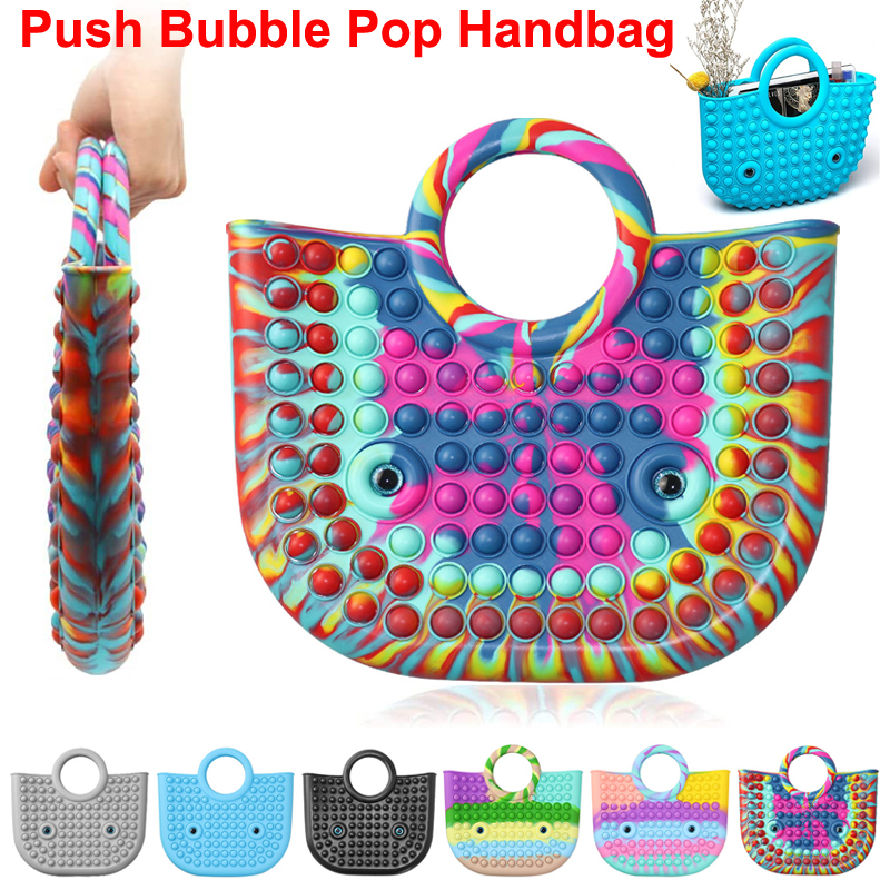 Push Bubble Poppers Handbag fidget Toys favor Gift Educational Silicone Handbags Silica Gel Tote Fashion Bag Decompression Stress Toy Sensory Game Gifts
Push Bubble Poppers Handbag fidget Toys favor Gift Educational Silicone Handbags Silica Gel Tote Fashion Bag Decompression Stress Toy Sensory Game Gifts