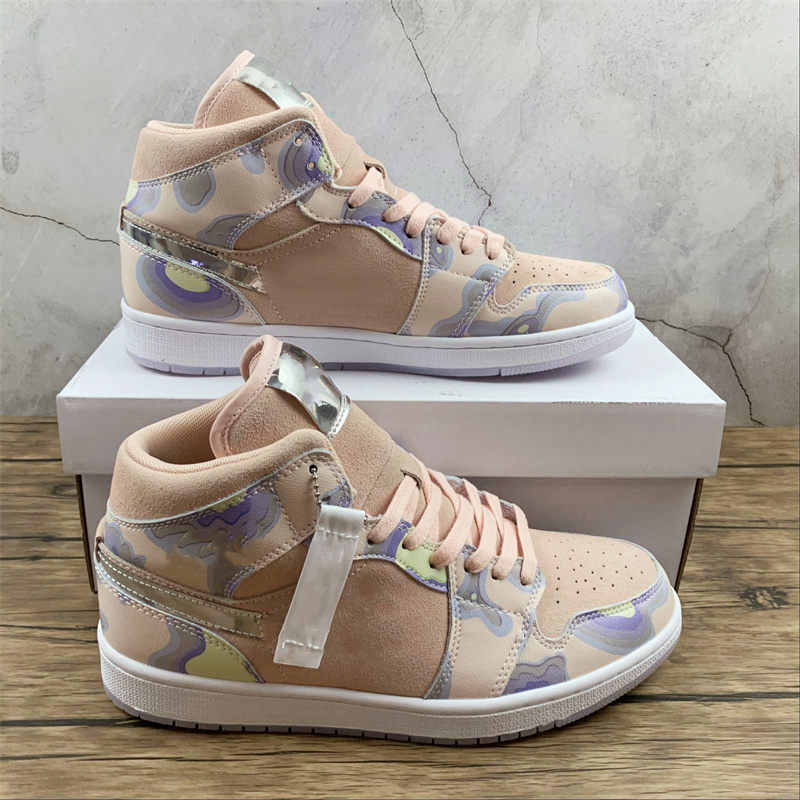 Mens 1 I Mid Spective Basketball Shoes Womens Jumpman 1s Coral Chrome-Light Whistle Sports Sneakers, Customize
Mens 1 I Mid Spective Basketball Shoes Womens Jumpman 1s Coral Chrome-Light Whistle Sports Sneakers, Customize