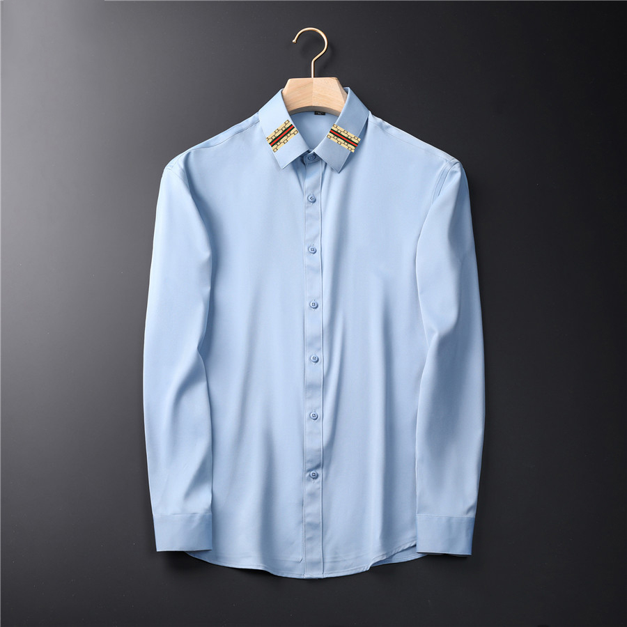 New 2021 Mens Designer Shirts Fashion Casual Shirt Men Slim Fit Shirts Stripe Womens small horse Man Solid Color 2022 Business Dress Shirt, Champagne
New 2021 Mens Designer Shirts Fashion Casual Shirt Men Slim Fit Shirts Stripe Womens small horse Man Solid Color 2022 Business Dress Shirt, Champagne