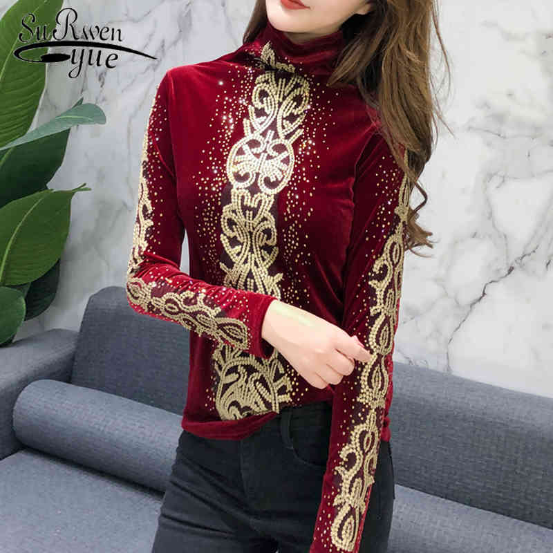 Velvet Diamonds Leopard Turtleneck plus size women tops Korean fashion clothing blacklong sleeve top shirts 7853 50 210521, Red
Velvet Diamonds Leopard Turtleneck plus size women tops Korean fashion clothing blacklong sleeve top shirts 7853 50 210521, Red