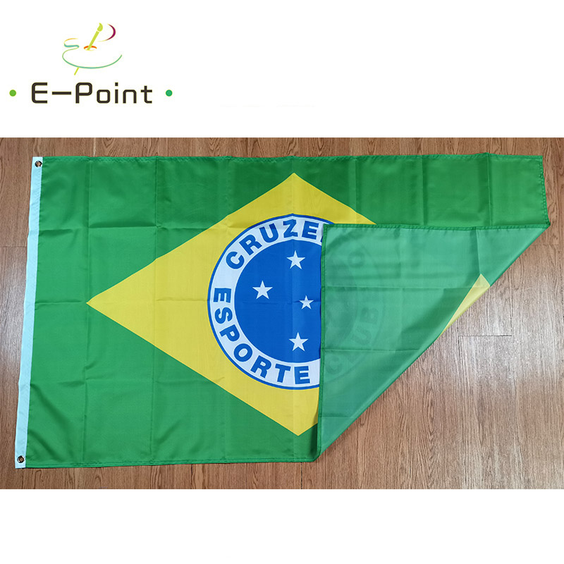 Brazil Cruzeiro Esporte Clube Flag 3*5ft (90cm*150cm) Polyester flags Banner decoration flying home garden flagg Festive gifts S25415