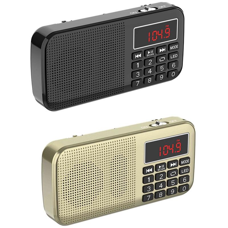 Pcs L-558AM Digital MP3 Music Player Speaker Mini Portable Auto FM AM MW Pocket Radio Receiver, Golden & Black
Pcs L-558AM Digital MP3 Music Player Speaker Mini Portable Auto FM AM MW Pocket Radio Receiver, Golden & Black