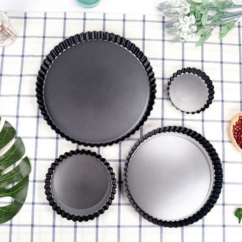 4/6/8 Inch Non Stick Pie Pizza Cake Pan Pie Removable Bodem Bake