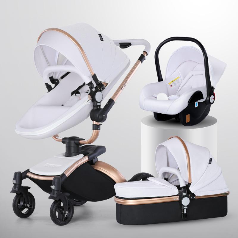 Strollers# AULON High Landscape Baby Stroller 3 In 1 With Car Seat And Luxury Infant Set Born Trolley
Strollers# AULON High Landscape Baby Stroller 3 In 1 With Car Seat And Luxury Infant Set Born Trolley