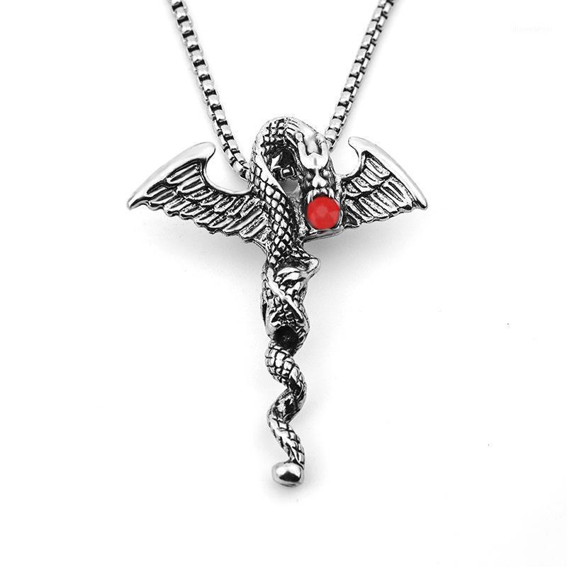 Stainless Steel Retro Punk Cross Double Dragon Sword Titanium Necklace Pendant Chains
Stainless Steel Retro Punk Cross Double Dragon Sword Titanium Necklace Pendant Chains
