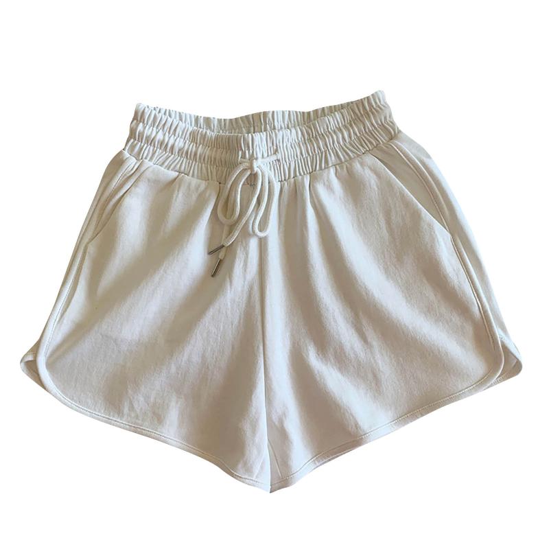Casual Fashion Women Loose High Waist Ladies Wide Leg Solid Jeans Minimalism Style Workout Short Pants Women's Shorts