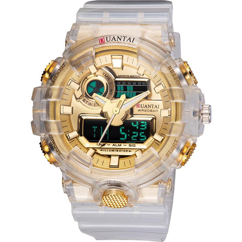 Wristwatches Brand Mens Digital Watches Creative Dual Display Military Waterproof LED G Style Sport Watch For Men Relogio Masculino, Gold
Wristwatches Brand Mens Digital Watches Creative Dual Display Military Waterproof LED G Style Sport Watch For Men Relogio Masculino, Gold