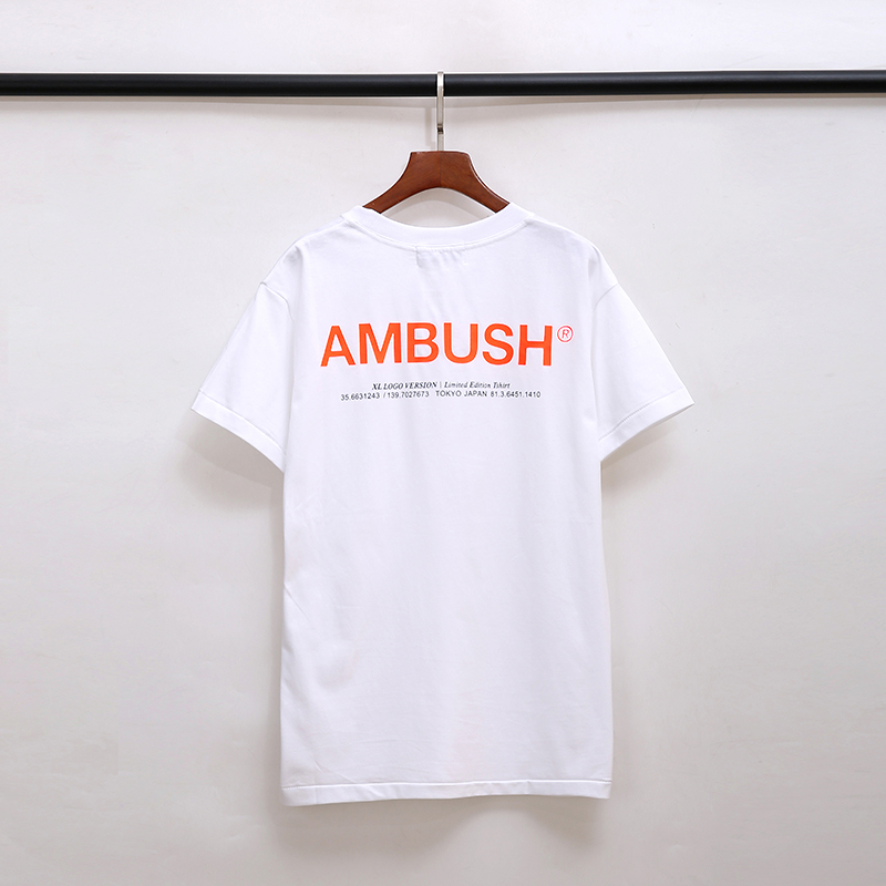 INS Tide AMBUSH T Shirts 2021 Reflective Letter Tops Men Women Couple Street Style Six Color Summer Fashion Tees, A02
INS Tide AMBUSH T Shirts 2021 Reflective Letter Tops Men Women Couple Street Style Six Color Summer Fashion Tees, A02