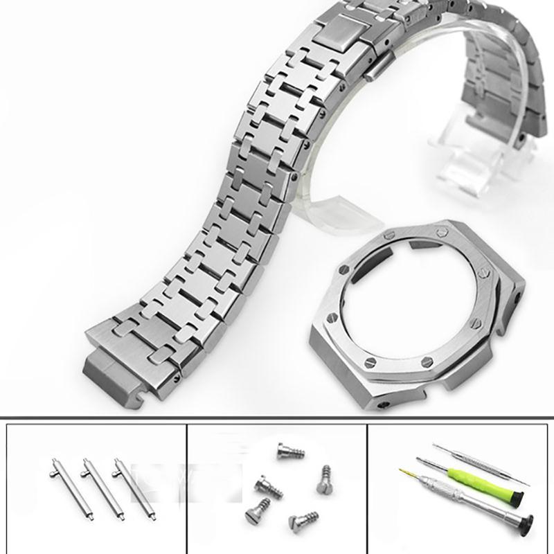 Watch Bands Est Watchband And Bezel For GA-2100 Set Modification 100% Metal 316L Stainless Steel With Tools GA2100
Watch Bands Est Watchband And Bezel For GA-2100 Set Modification 100% Metal 316L Stainless Steel With Tools GA2100