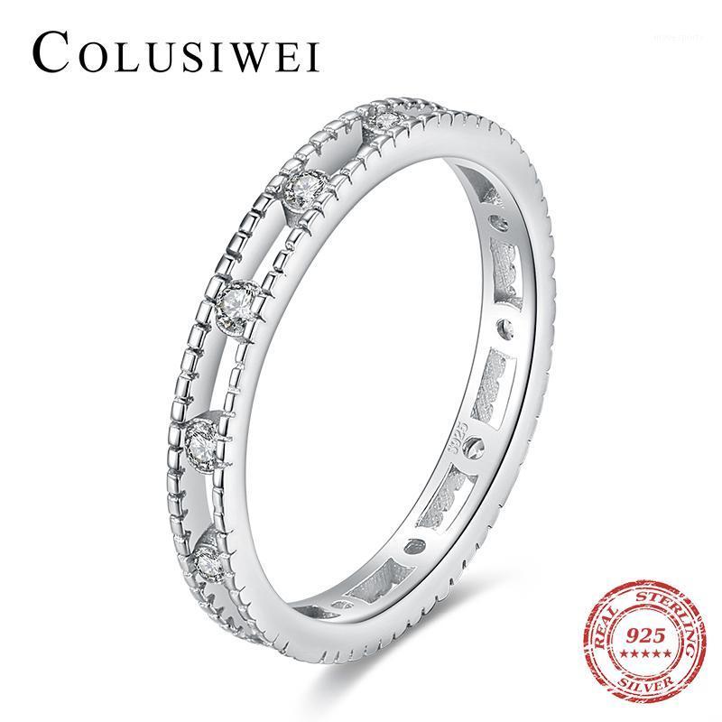 Cluster Rings COLUSIWEI Vintage Design 925 Sterling Silver Clear CZ Geometric Shape Ring For Women Stackable Finger Fashion Fine Jeweley1
Cluster Rings COLUSIWEI Vintage Design 925 Sterling Silver Clear CZ Geometric Shape Ring For Women Stackable Finger Fashion Fine Jeweley1