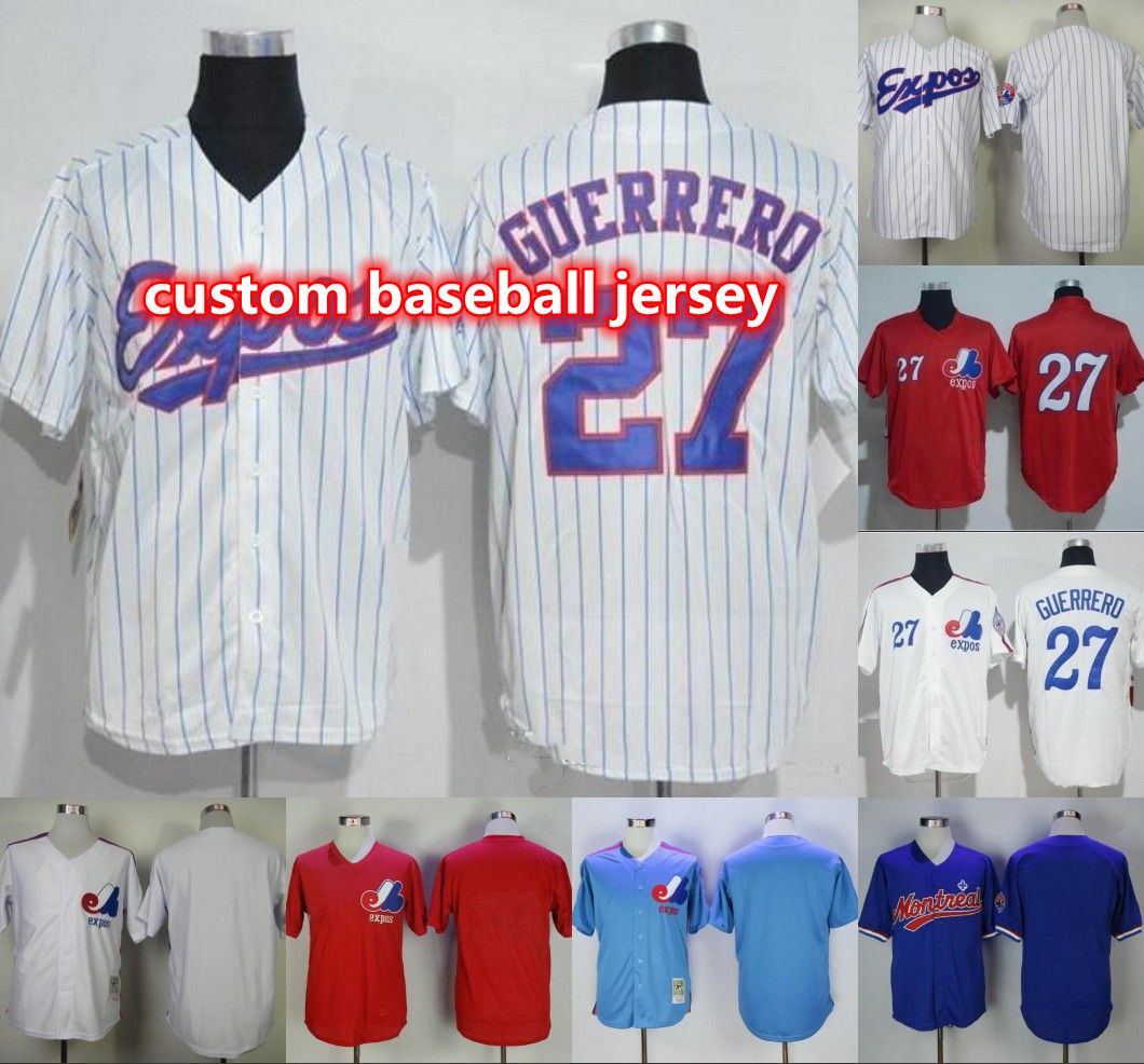 Montreal Expos baseball jersey Darrin Fletcher 34 Harper Pedro Martinez 27 Vladimir Guerrero jerseys, As shown in illustration
Montreal Expos baseball jersey Darrin Fletcher 34 Harper Pedro Martinez 27 Vladimir Guerrero jerseys, As shown in illustration