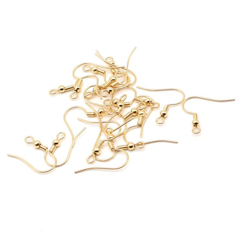 200pcs/lot DIY Earring Parts Earrings Clasps Hooks Findings Component DIY Jewelry Making Accessories Alloy Hook Ear Wire Jewelry Wholesale Price