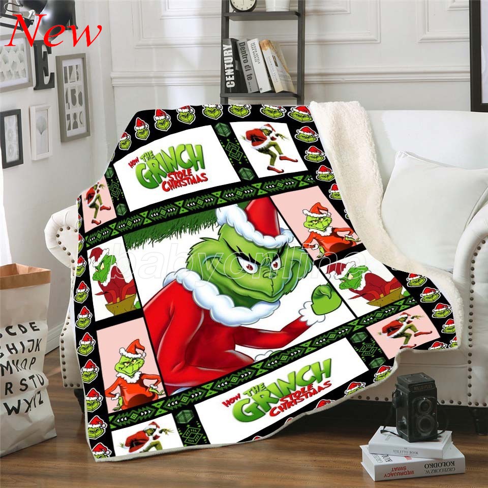 DHL Grinch How the Stole Christmas Sherpa 3d Printed Wearable Adults/kids Fleece Blanket
DHL Grinch How the Stole Christmas Sherpa 3d Printed Wearable Adults/kids Fleece Blanket